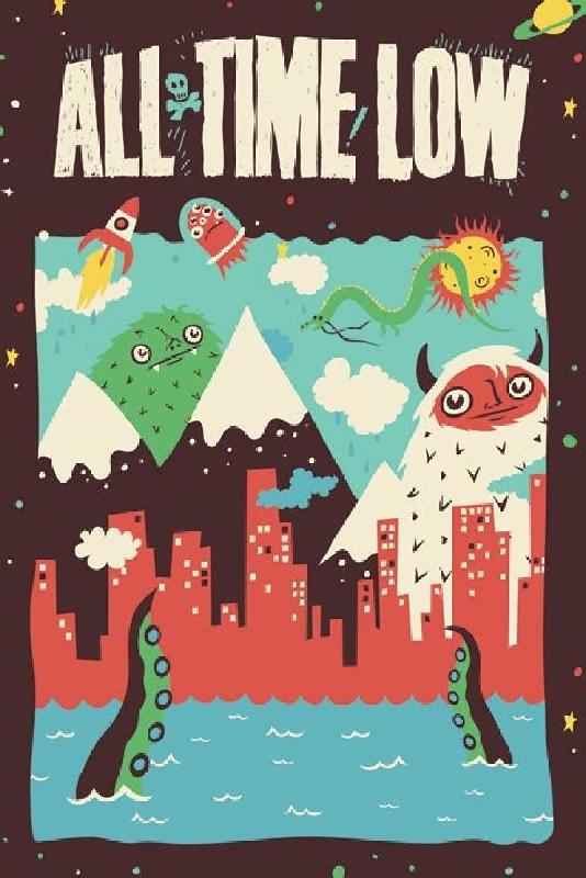 Affiche All Time Low (Monsters)