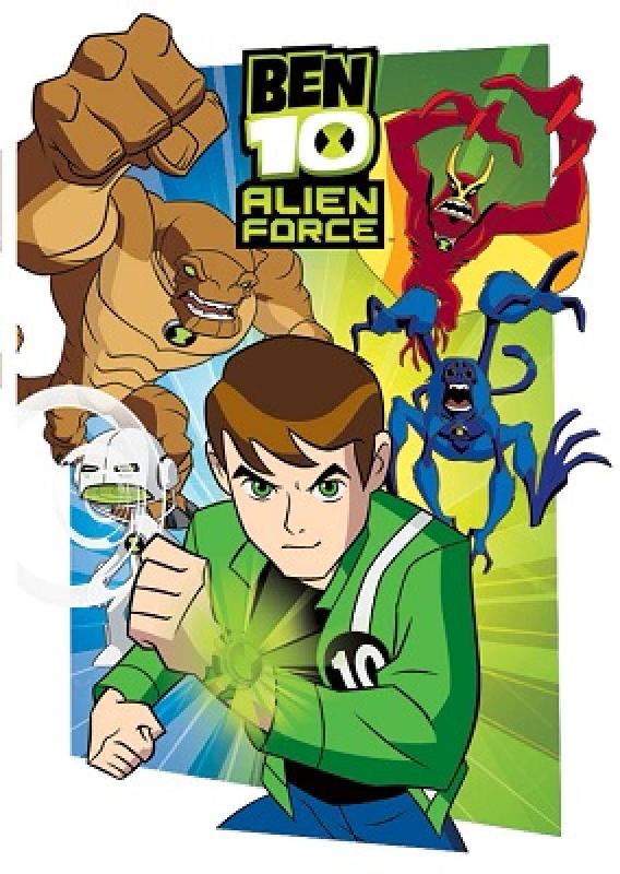 Poster 3D effet lenticulaire Ben 10 Alien Force