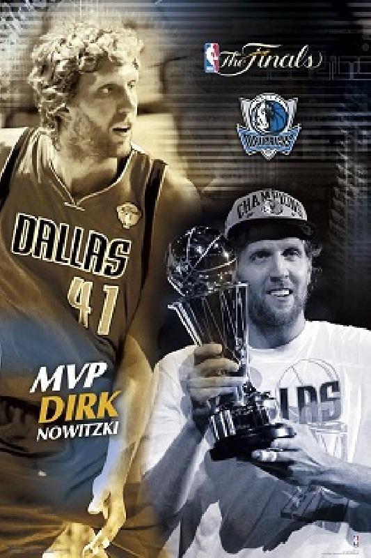 Affiche de Basket de Kris Nowitzki dallas mavericks NBA