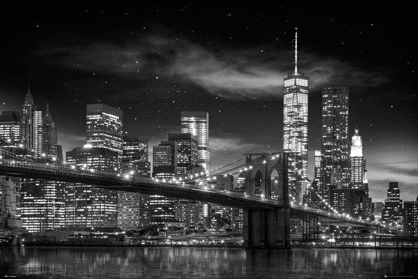 Affiche noir & blanc de New York