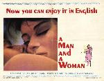 Affiche du film Un Homme et une femme