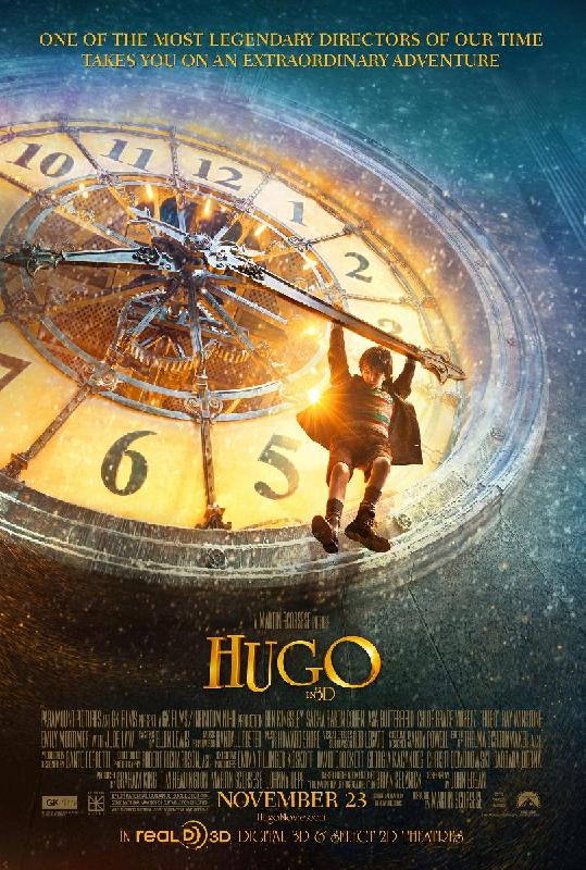 Affiche du film 3D Hugo Cabret