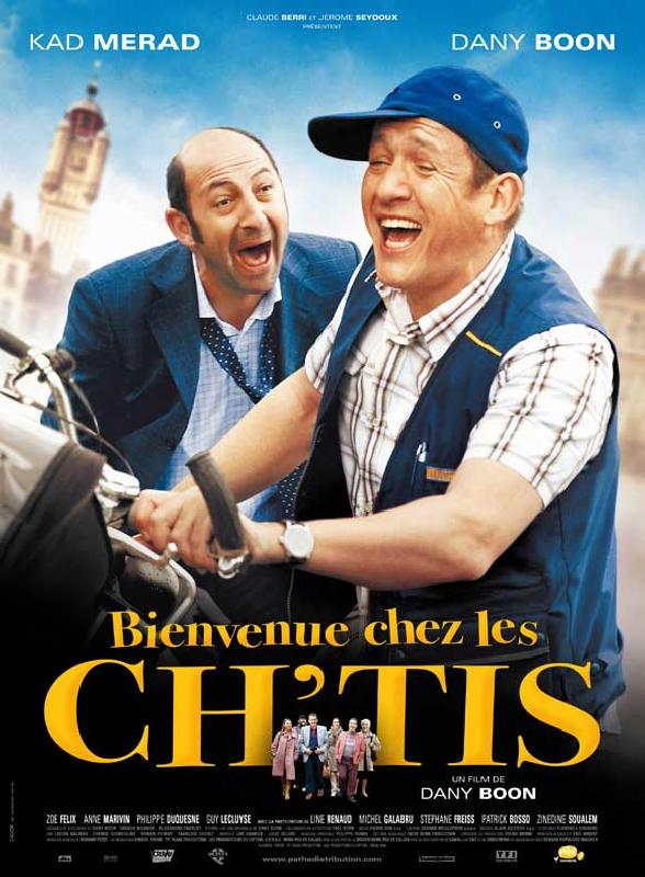 Affiche de cinéma Bienvenue chez les Ch'tis