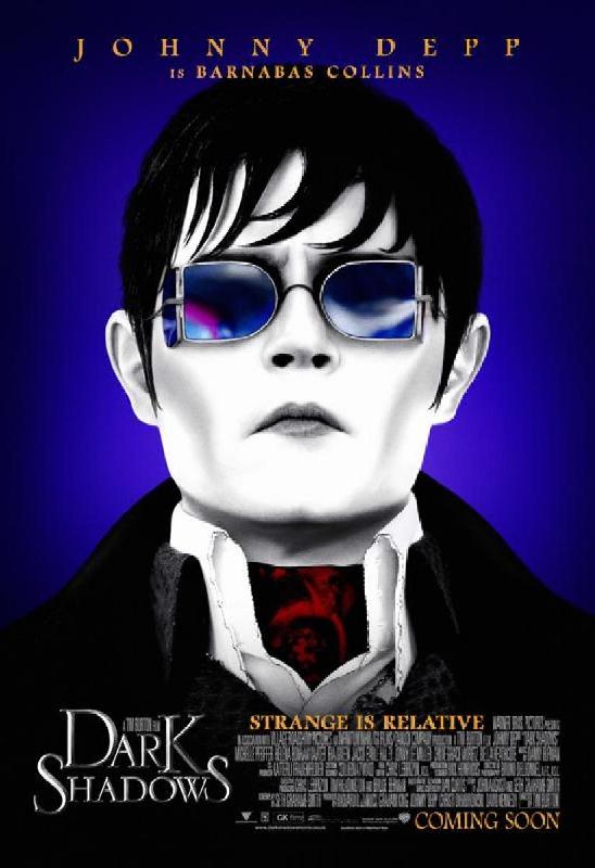 Affiche du film dark Shadows (Johnny Depp)