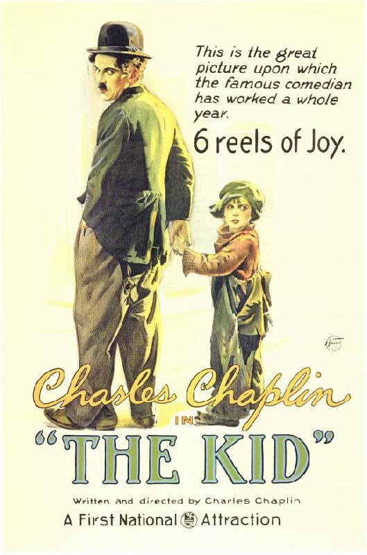 Affiche du film The Kid de Charlie Chaplin