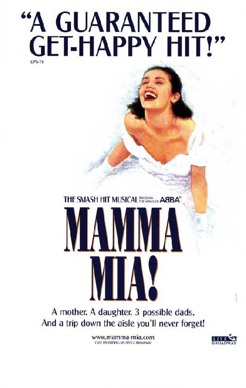Affiche de la Comédie Musicale Mamma Mia ! (Broadway)
