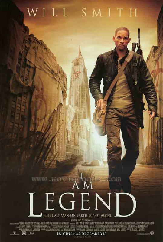 Affiche du film Je suis une Légende - Will Smith