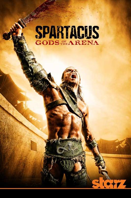 Affiche de la série tv Spartacus : Les dieux de l'arène