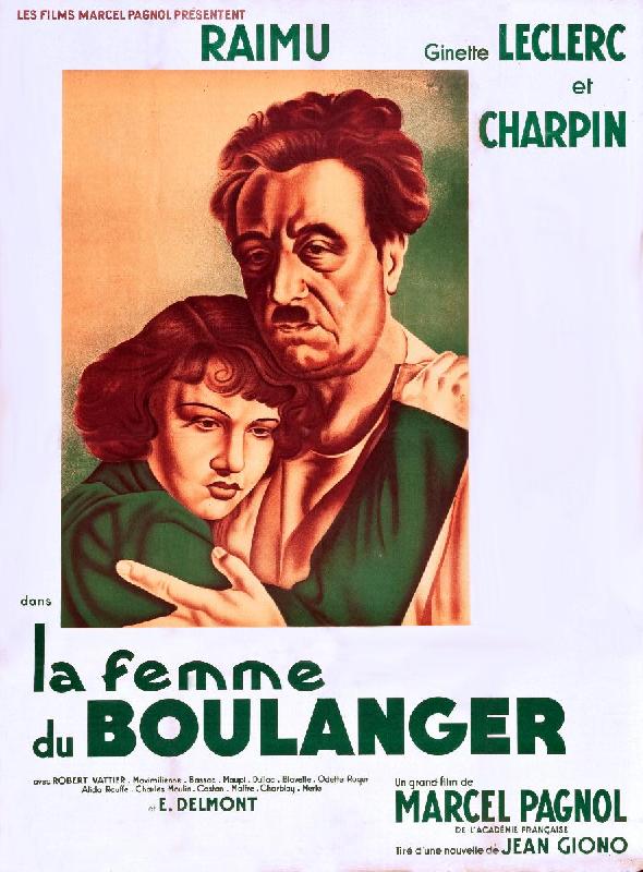 Affiche officielle du film La Femme du boulanger de Marcel Pagnol