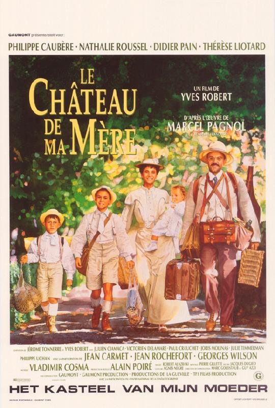 Affiche du film Le Château de ma mère de Yves Robert (Marcel pagnol)