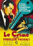 Poster du film d'Hitchcock Le Crime était presque parfait