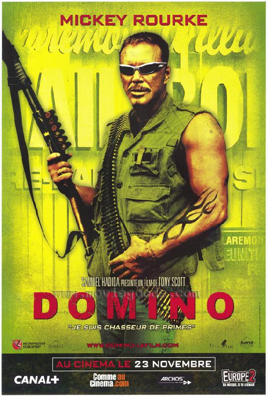 Affiche du film Domino (Rourke)