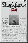 Affiche noir et blanc des Dents de la mer (jaws)