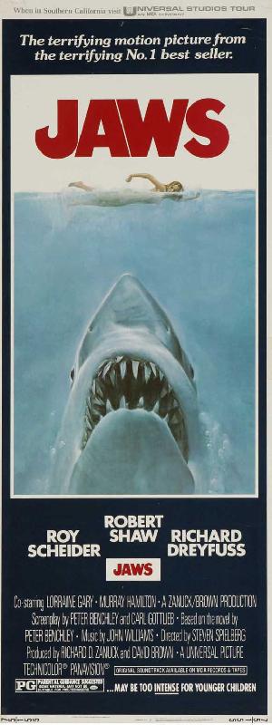 Poster du film les Dents de la mer (jaws)