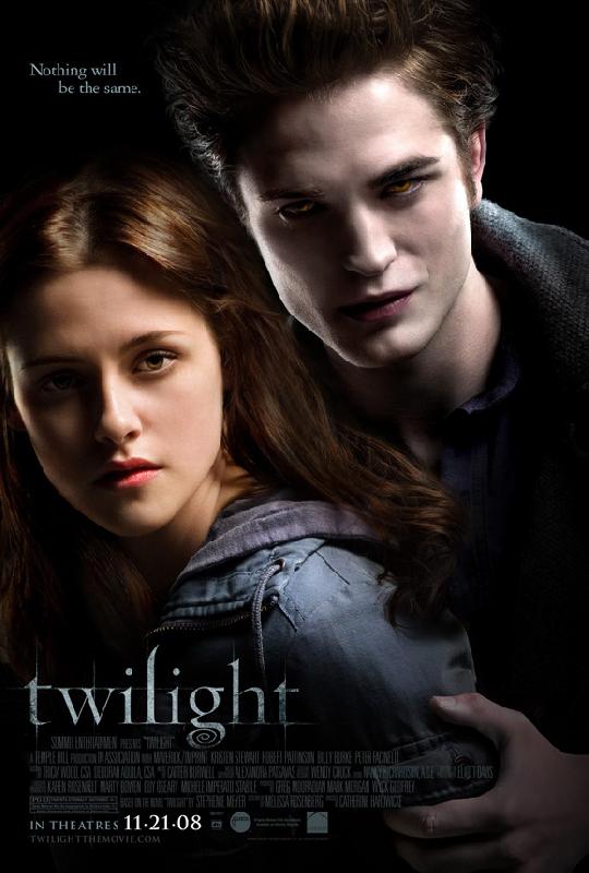 Affiche de la saga Twilight - Chapitre 1 : fascination