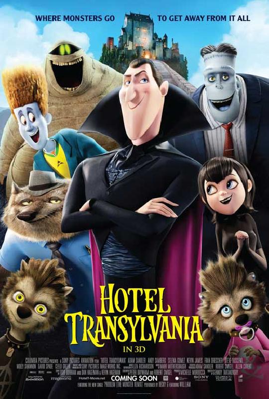 Affiche du film d'animation Hôtel Transylvanie (cast)