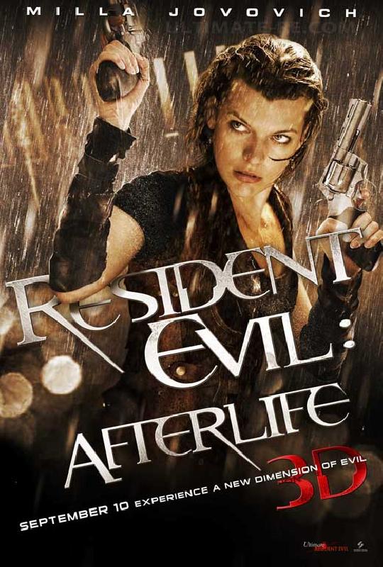 Affiche du film Resident Evil : Afterlife 3D (Milla)