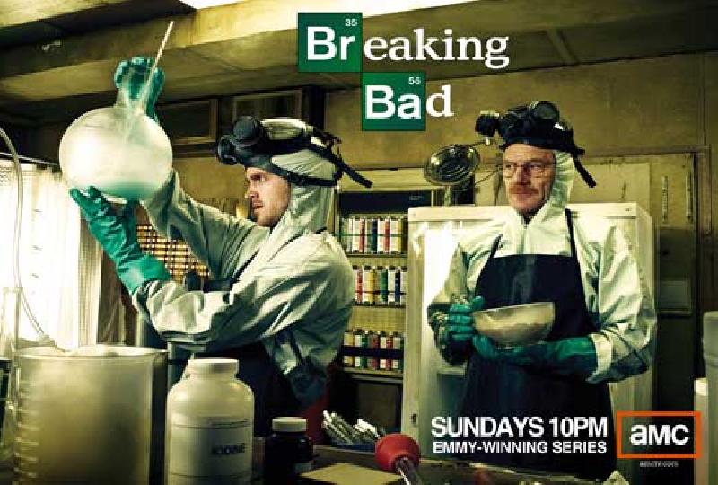 Affiche de la série TV Breaking Bad (green)