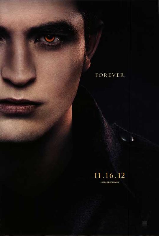 Affiche du film Twilight Chapitre 5 : Révélation 2e partie (edward)