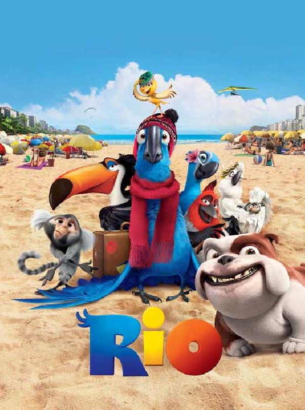 Affiche du film d'animation Rio (cast)