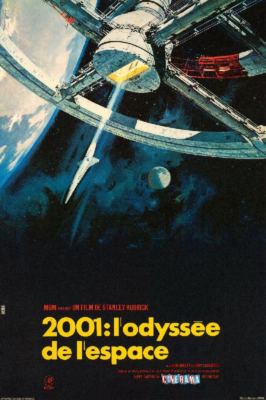 Affiche du film l'Odyssée de l'espace 2001