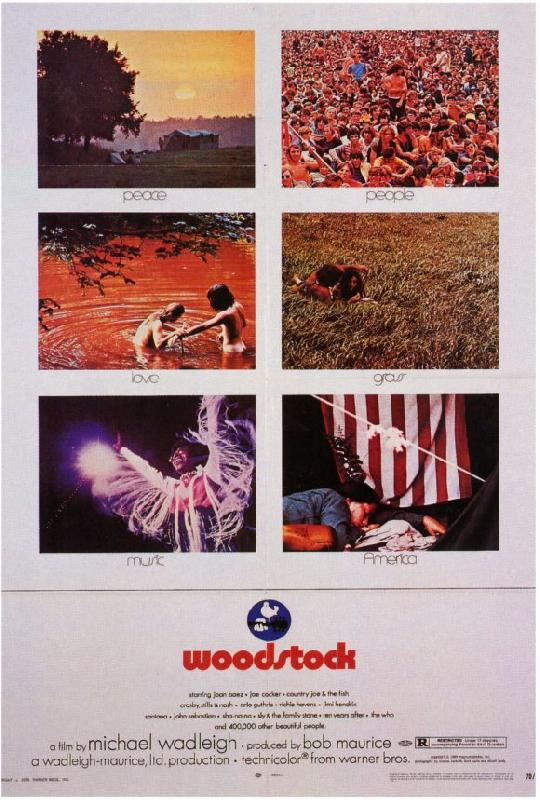Poster du documentaire Woodstock