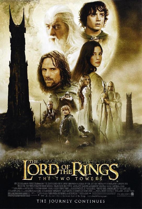 Affiche du film Le Seigneur des anneaux : les deux tours