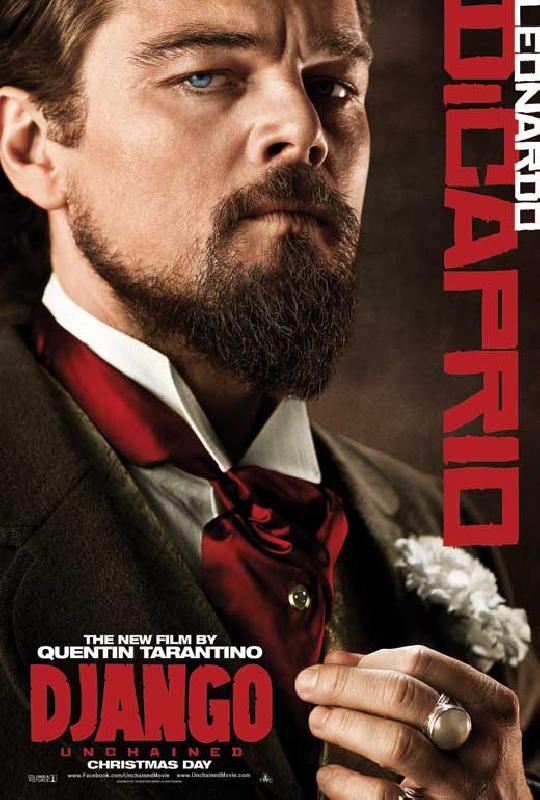 Affiche du film Django Unchained (Dicaprio)