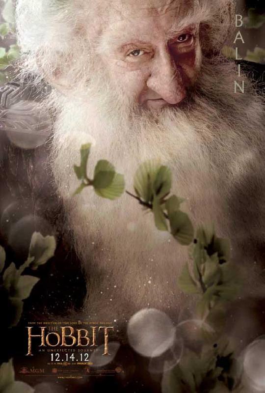 Poster du film Bilbo le Hobbit (Balin)