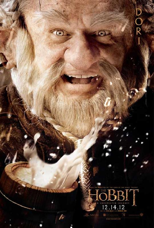 Poster du film Bilbo le Hobbit (Dori)
