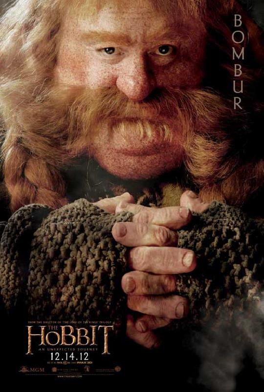 Affiche du film Bilbo le Hobbit (Bombur)