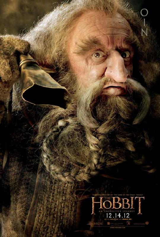 poster du film Bilbo le Hobbit (Oin)