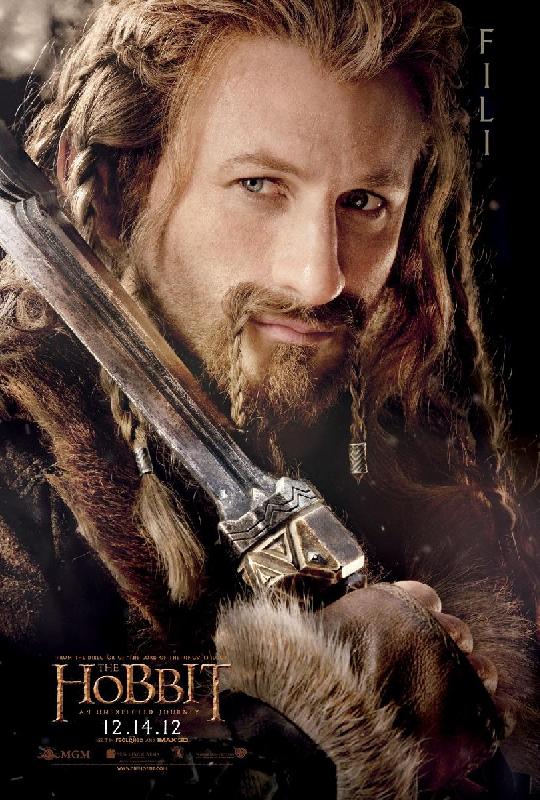 Affiche du film Bilbo le Hobbit (Fili)