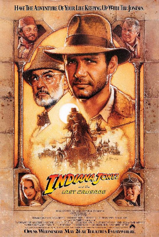 Affiche du film Indiana Jones et la Dernière Croisade 