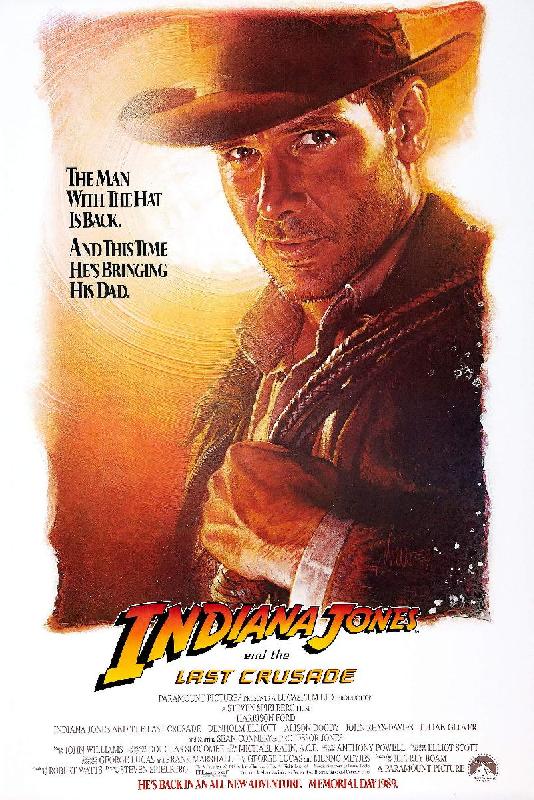 Affiche du film Indiana Jones et la Dernière Croisade 