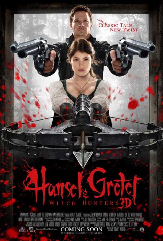 Poster film Hansel & Gretel: Witch Hunters