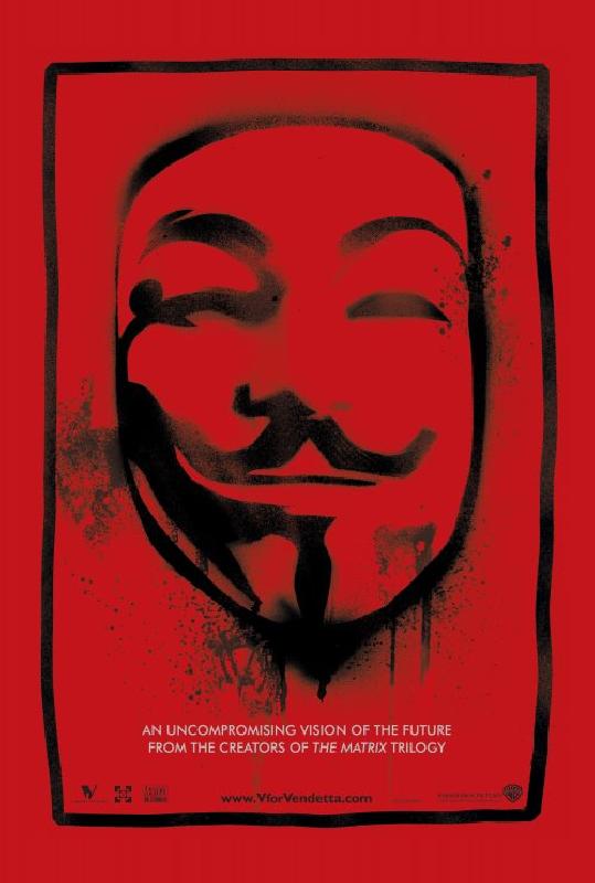 Affiche du film V pour Vendetta (red)