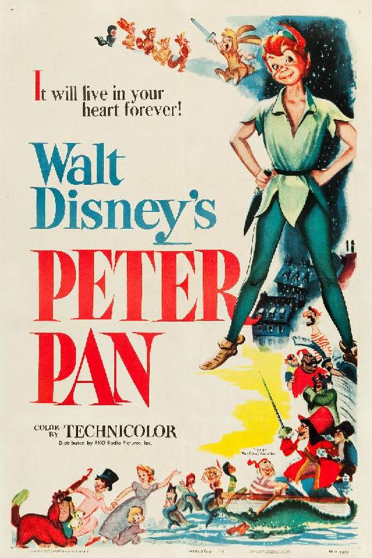 Poster du dessin animé Peter Pan 