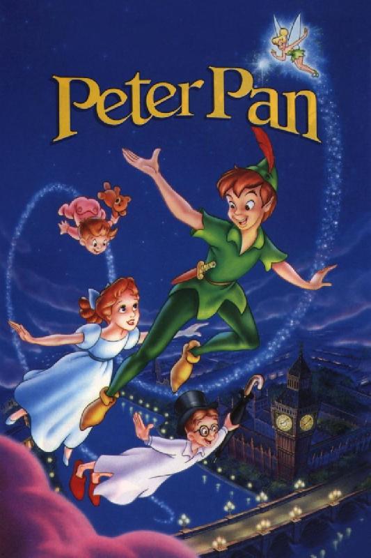 Affiche du dessin animé Peter Pan 