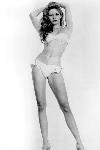 Photo noir et blanc Brigitte Bardot en maillot de bain