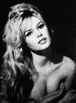 Photo noir et blanc Brigitte Bardot