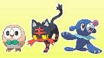 Poster de trois Pokemons 