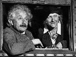 Photo noir et blanc Einstein