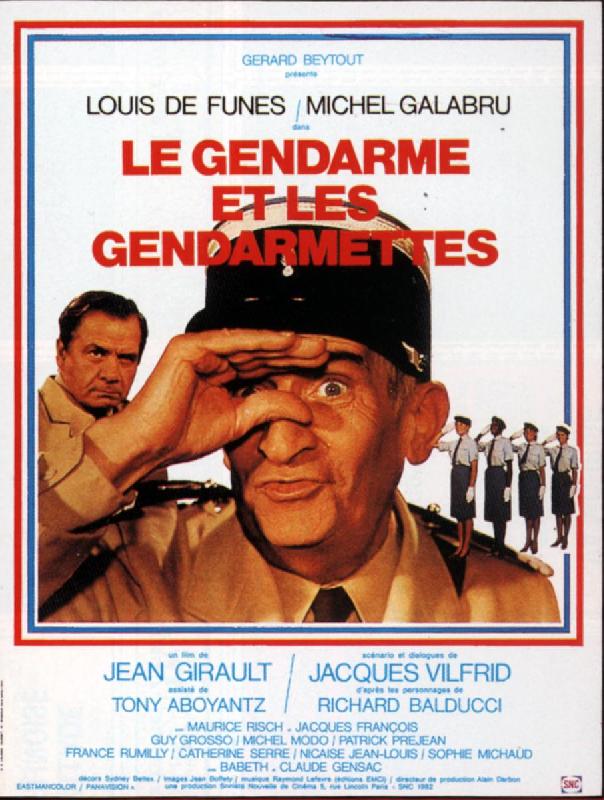 Affiche film Les gendarmes et les gendarmettes