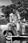 Poster photo de jean-Paul Belmondo en noir et blanc