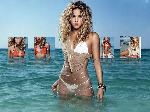 Poster photo couleur Shakira en maillot de bain
