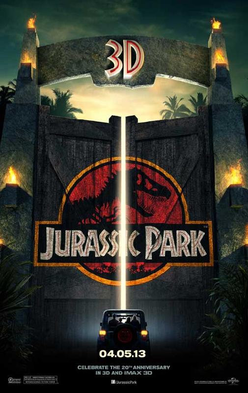 Affiche du film Jurassic Park 3D
