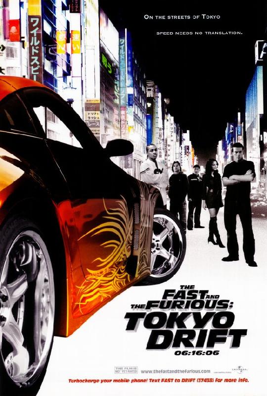Affiche du film Fast & Furious : Tokyo Drift