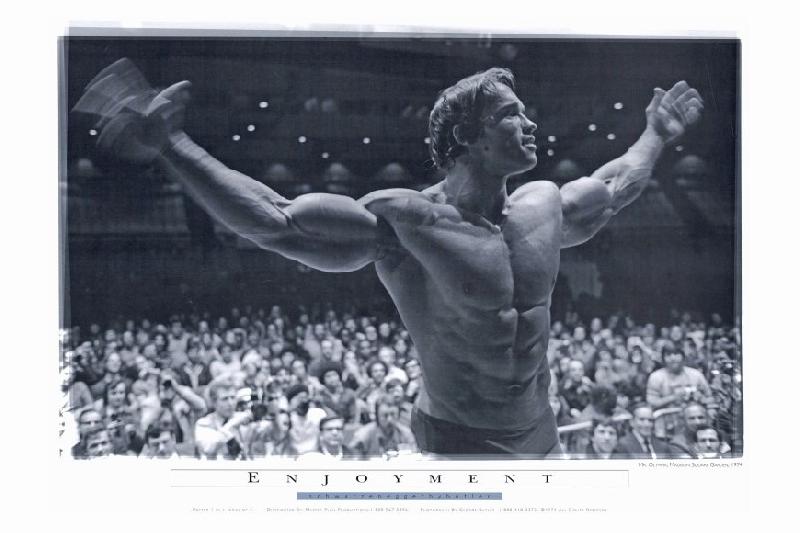 Affiche noir & blanc Arnold Schwarzenegger