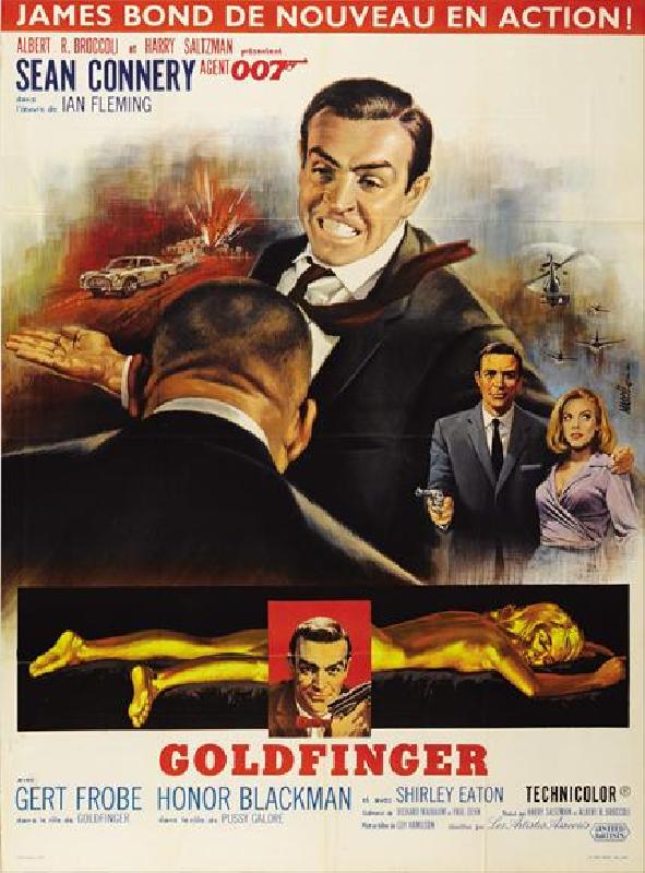 Affiche du film James Bond Goldfinger